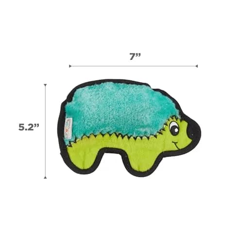 Outward Hound Durablez Minis Hedgehog Dog Toy 7" (17.8 cm) | Tough Chew Squeaker for Small Dogs thumbnail 6