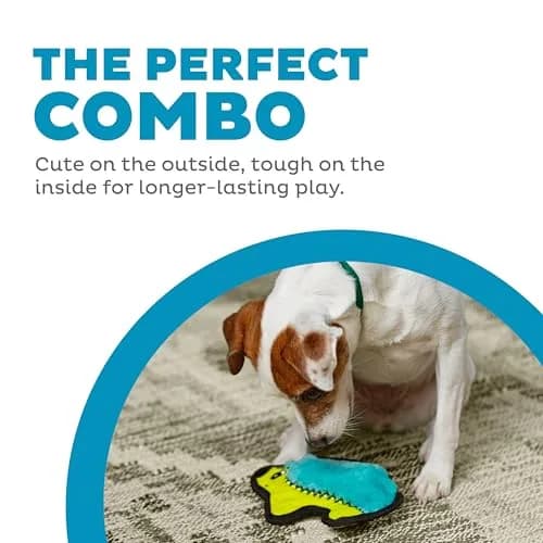 Outward Hound Durablez Minis Hedgehog Dog Toy 7" (17.8 cm) | Tough Chew Squeaker for Small Dogs thumbnail 2
