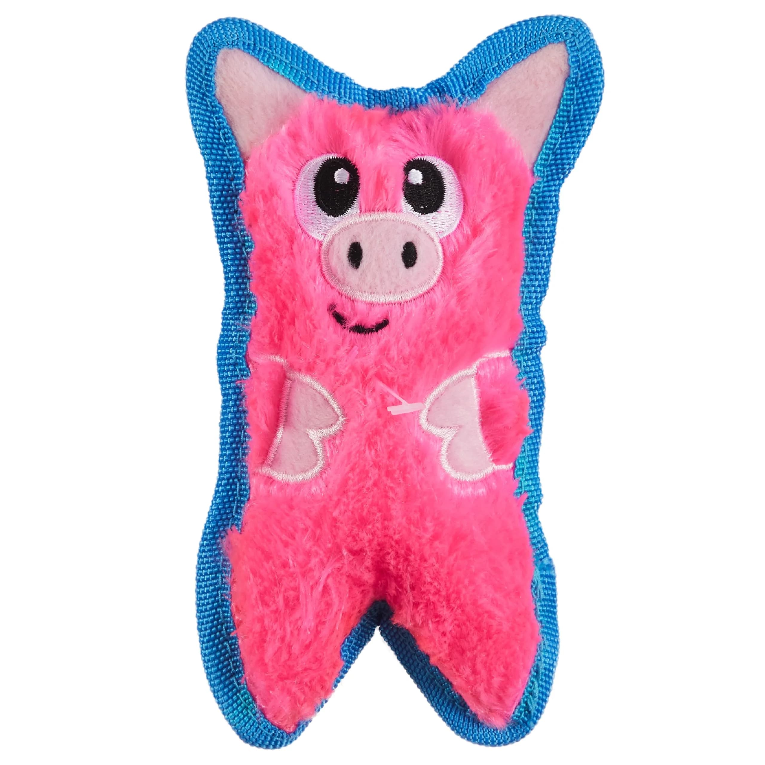 Outward Hound Durablez Minis Tough Chew Plush Squeaky Dog Toy Pig 17.3 cm (6.8") | Stuffing-Free Interactive Play