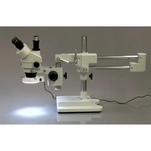 AmScope LED-144S LED Adjustable Microscope Ring Light with 48mm Adapter | 144 Bright White LEDs thumbnail 5