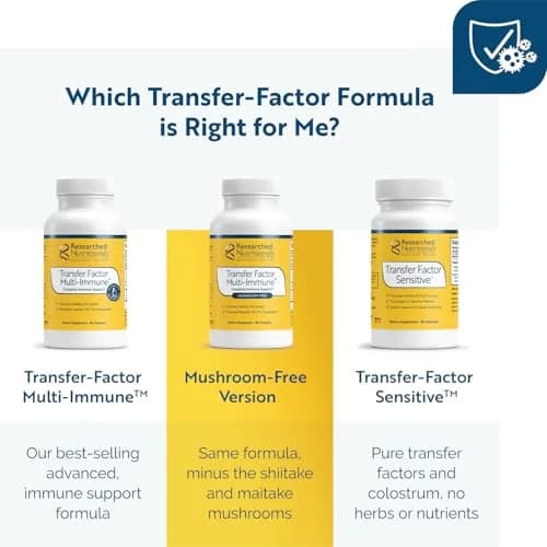 Researched Nutritionals Transfer Factor Multi-Immune Colostrum Supplement - Mushroom-Free, 90 Capsules | Supports Immune Function thumbnail 5