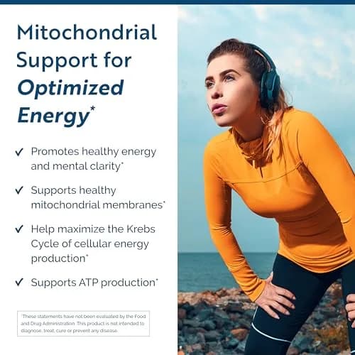 Researched Nutritionals ATP Supplements for Cellular Health & Energy Support - ATP Fuel - Vitamin E, CoQ10 & NADH to Promote Mental Clarity & Healthy Mitochondria (150 Capsules) thumbnail 2
