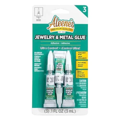 Aleene's Jewelry & Metal Glue 0.1oz | Strong Waterproof Bond for Jewelry & Crafts thumbnail 1