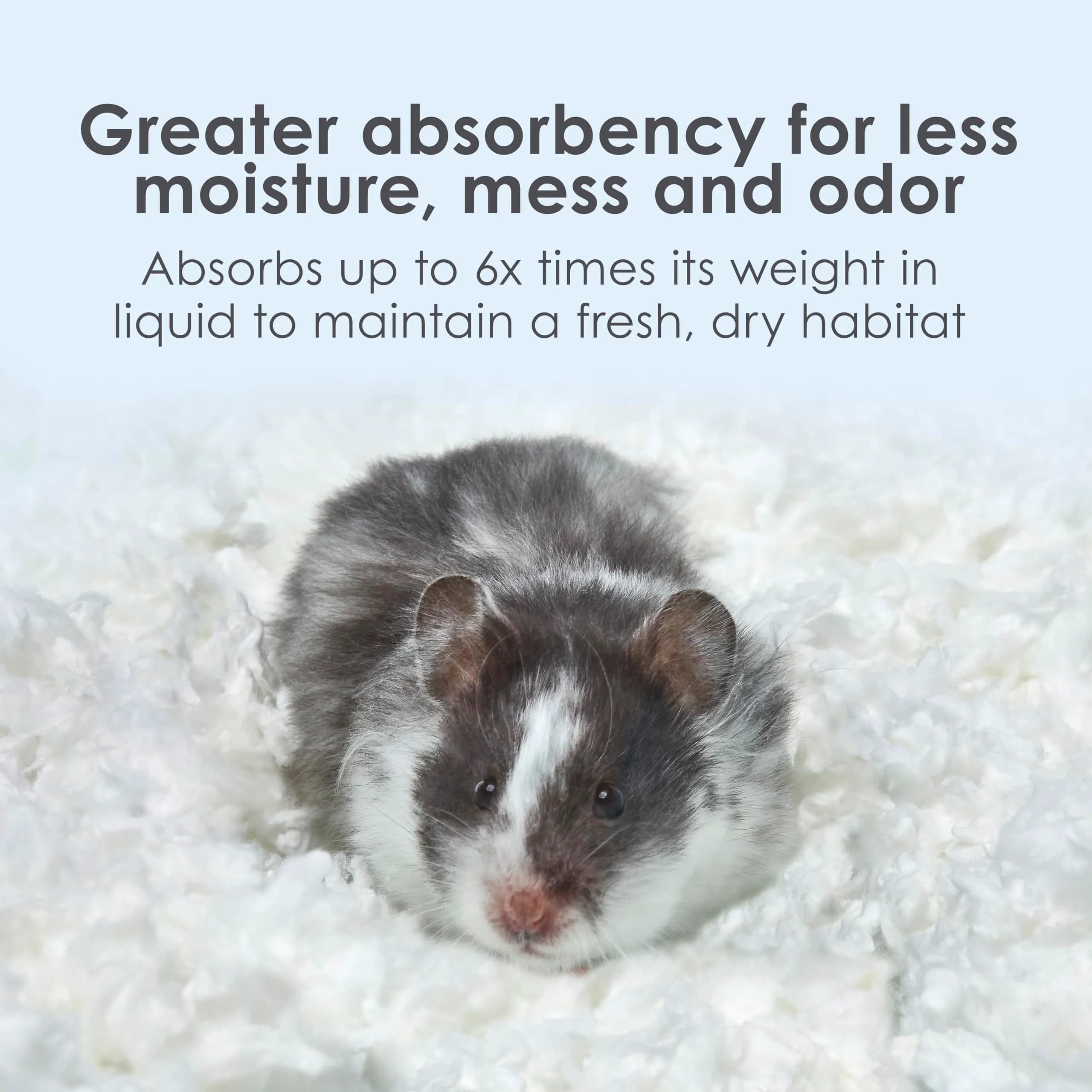 Kaytee Clean & Cozy Paper Bedding White 24.6L (831.8oz) | Odor Control & Absorbent for Small Animals - view 5