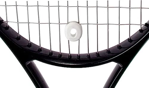 Tourna O Damp Tennis Racquet Vibration Dampener 2 Pack White | Reduces String Vibration for Quieter Play thumbnail 2