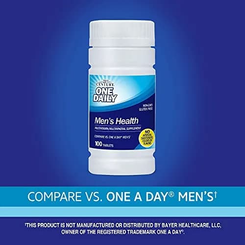 21st Century One Daily Men's Health Multivitamin Tablets, 100 Count | Complete Vitamin & Mineral Support for Men thumbnail 5
