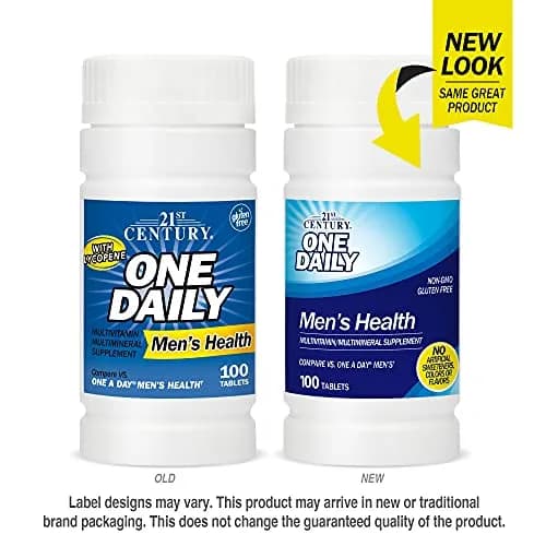 21st Century One Daily Men's Health Multivitamin Tablets, 100 Count | Complete Vitamin & Mineral Support for Men thumbnail 2