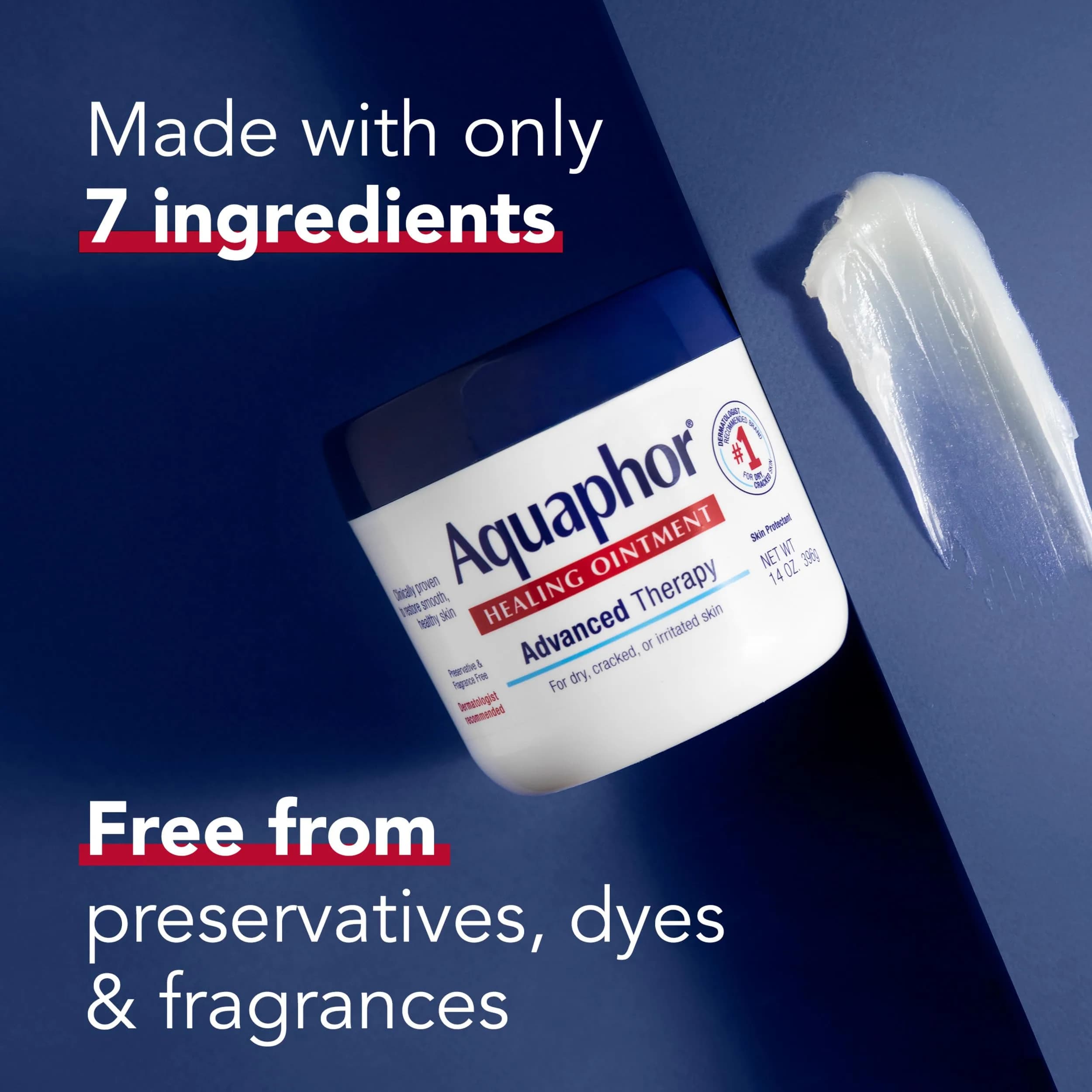Aquaphor Advanced Therapy Healing Ointment Skin Protectant 400g (14 OZ) | Clinically Proven for Dry, Cracked Skin Relief - view 5