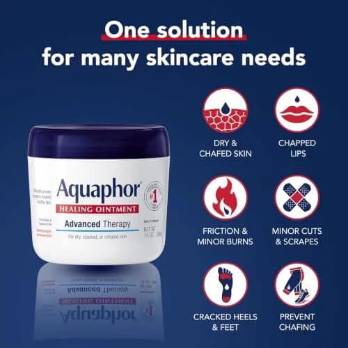 Aquaphor Advanced Therapy Healing Ointment Skin Protectant 400g (14 OZ) | Clinically Proven for Dry, Cracked Skin Relief thumbnail 7