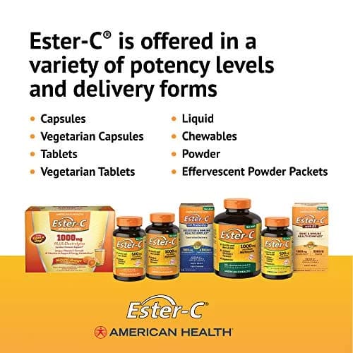 American Health Ester-C 500mg 450ct | Citrus Bioflavonoids Tablets for Immune Support thumbnail 7