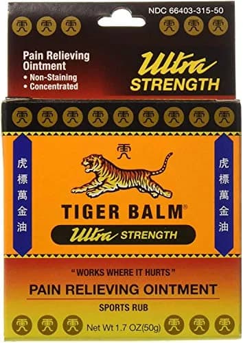 Tiger Balm Ultra Strength Pain Relieving Ointment 50g (1.7 Oz) | Non-Staining Herbal Rub for Muscle & Joint Pain thumbnail 1