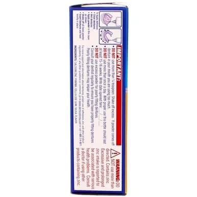 Fixodent Extra Hold Denture Adhesive Powder 2.7 oz (76.5 g) | Strong All-Day Hold - view 5