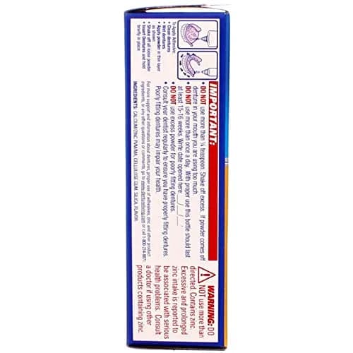 Fixodent Extra Hold Denture Adhesive Powder 2.7 oz (76.5 g) | Strong All-Day Hold thumbnail 2