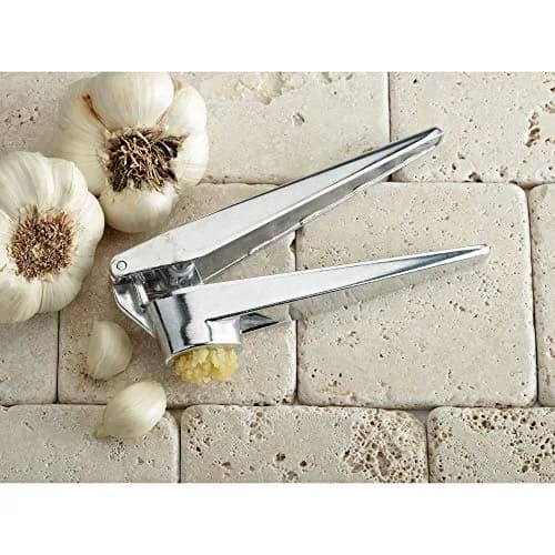 Fante's Cousin Umberto's Self-Cleaning Garlic Press 16 cm (6.25 x 1-Inches) | Crushes Garlic Effortlessly thumbnail 4