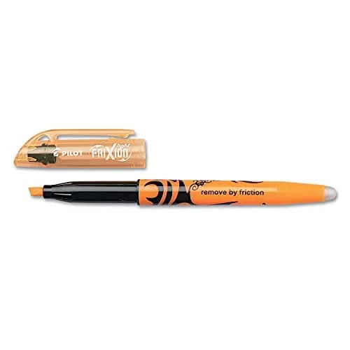PILOT FriXion Light Erasable Highlighters, 12 Count (Pack of 1), Orange Solid | Erasable Ink for Students & Office thumbnail 2
