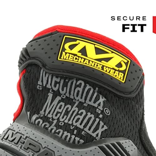 Mechanix Wear M-Pact Impact Resistant Work Gloves - Small - Red/Black | Impact & Vibration Damping thumbnail 7