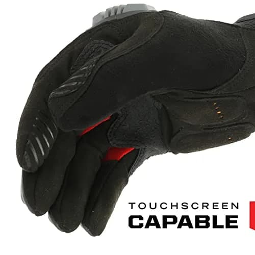 Mechanix Wear M-Pact Impact Resistant Work Gloves - Small - Red/Black | Impact & Vibration Damping thumbnail 2