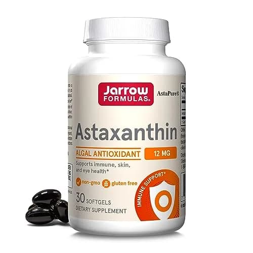 Jarrow Formulas Astaxanthin 12 mg Softgels (30 Count) | Antioxidant Support for Immune and Eye Health thumbnail 1