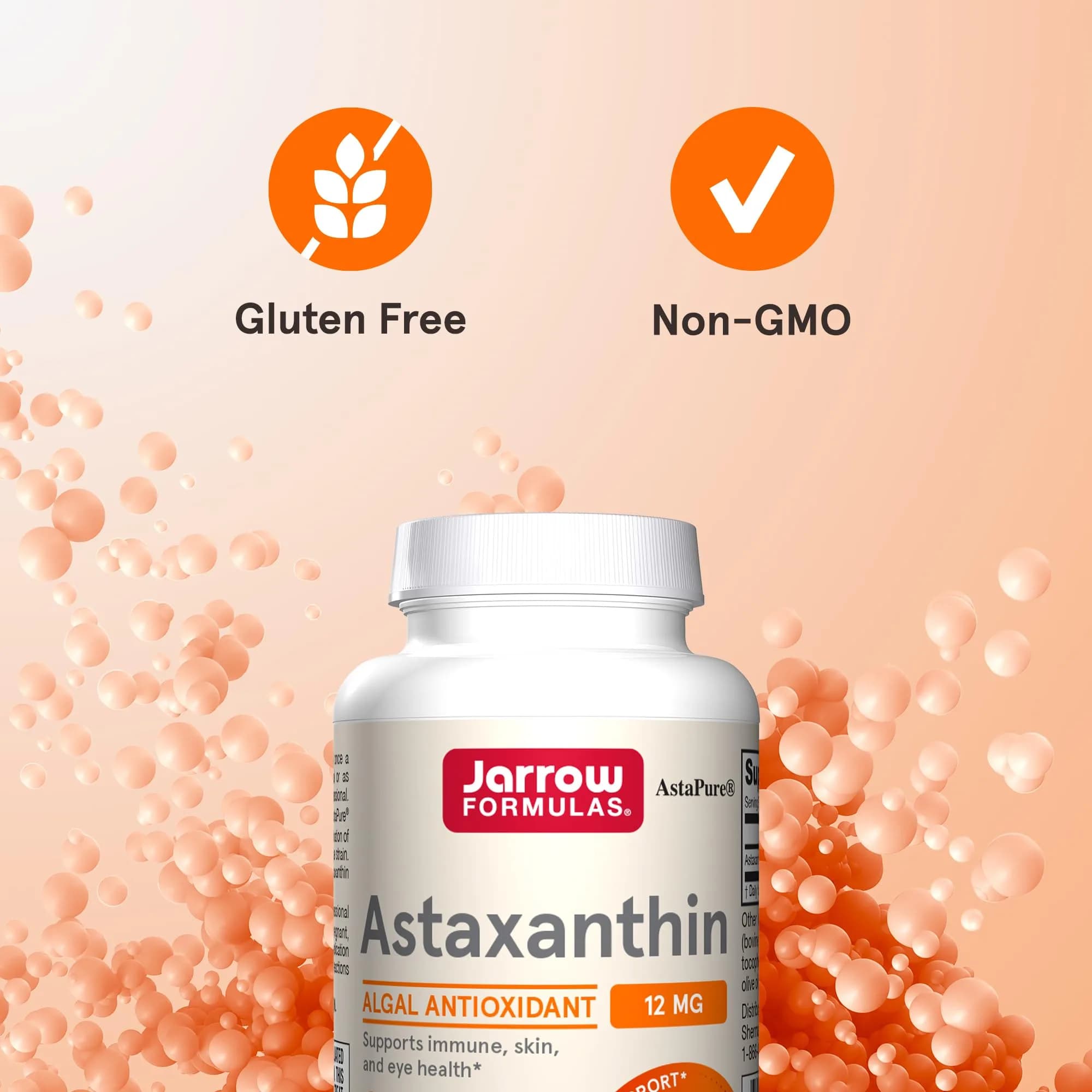 Jarrow Formulas Astaxanthin 12 mg Softgels (30 Count) | Antioxidant Support for Immune and Eye Health - view 5
