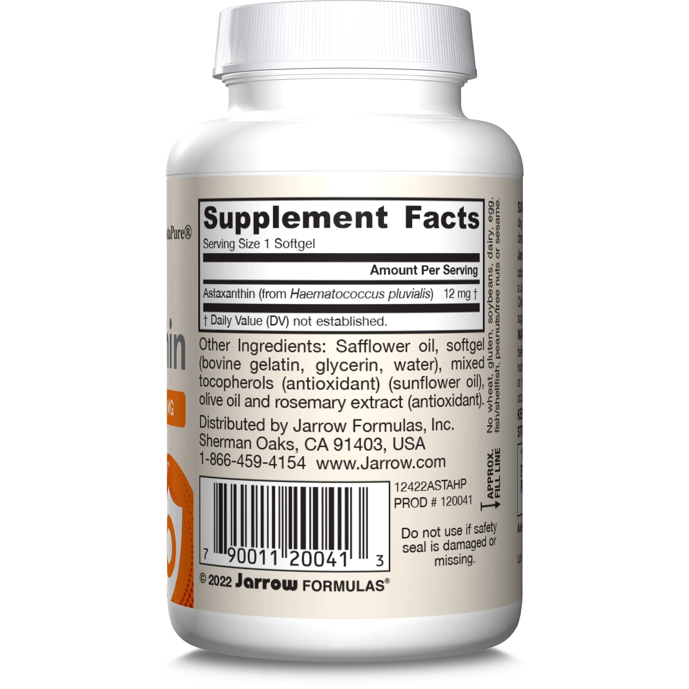 Jarrow Formulas Astaxanthin 12 mg Softgels (30 Count) | Antioxidant Support for Immune and Eye Health - view 9