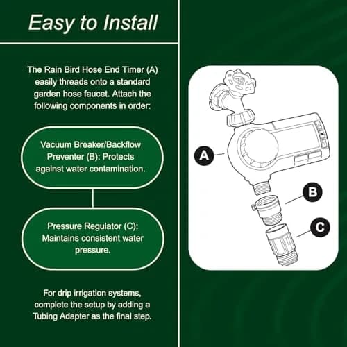 Rain Bird 1ZEHTMR Electronic Digital Hose End Timer - Professional Grade, Single Zone - view 2