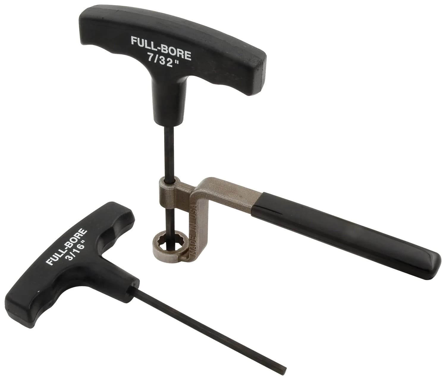 Allstar Performance Valve Lash Wrench for Stud Girdles Assemblies | 9/16in Box End & Allen Wrenches, Black — Black