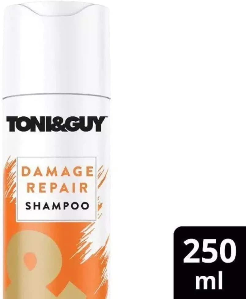 TONI&GUY Cleanse Shampoo for Damaged Hair 250ml (8.5 Fl Oz) | Strengthens Hair Fiber