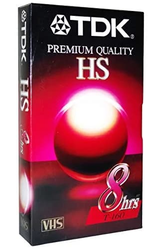 TDK HS T-160 8 Hour EP Video Cassette Tape | Premium Quality for Daily Recording in India thumbnail 1