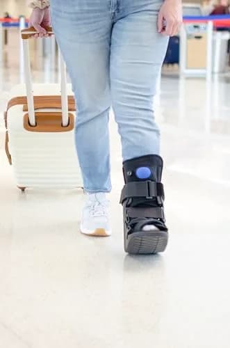 United Ortho Short Air Cam Walker Fracture Boot Small Black | Supports ankle & foot recovery thumbnail 3