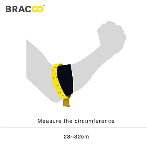 Bracoo Tennis Elbow Brace for Men and Women | Adjustable Forearm Compression Support 23-32 cm thumbnail 6