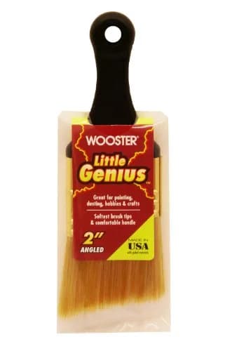 Wooster Little Dipper Paintbrush 2 Inch (5.08 cm) | Precision Angled Strokes for Tight Spaces thumbnail 1