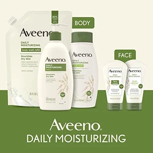 Aveeno Daily Moisturizing Body Lotion with Soothing Oat 355ml (12 Fl Oz) | Dermatologist Recommended for Dry Skin thumbnail 5