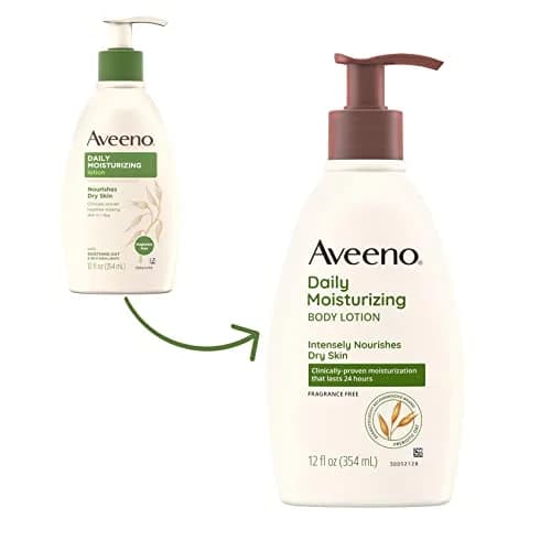 Aveeno Daily Moisturizing Body Lotion with Soothing Oat 355ml (12 Fl Oz) | Dermatologist Recommended for Dry Skin thumbnail 2