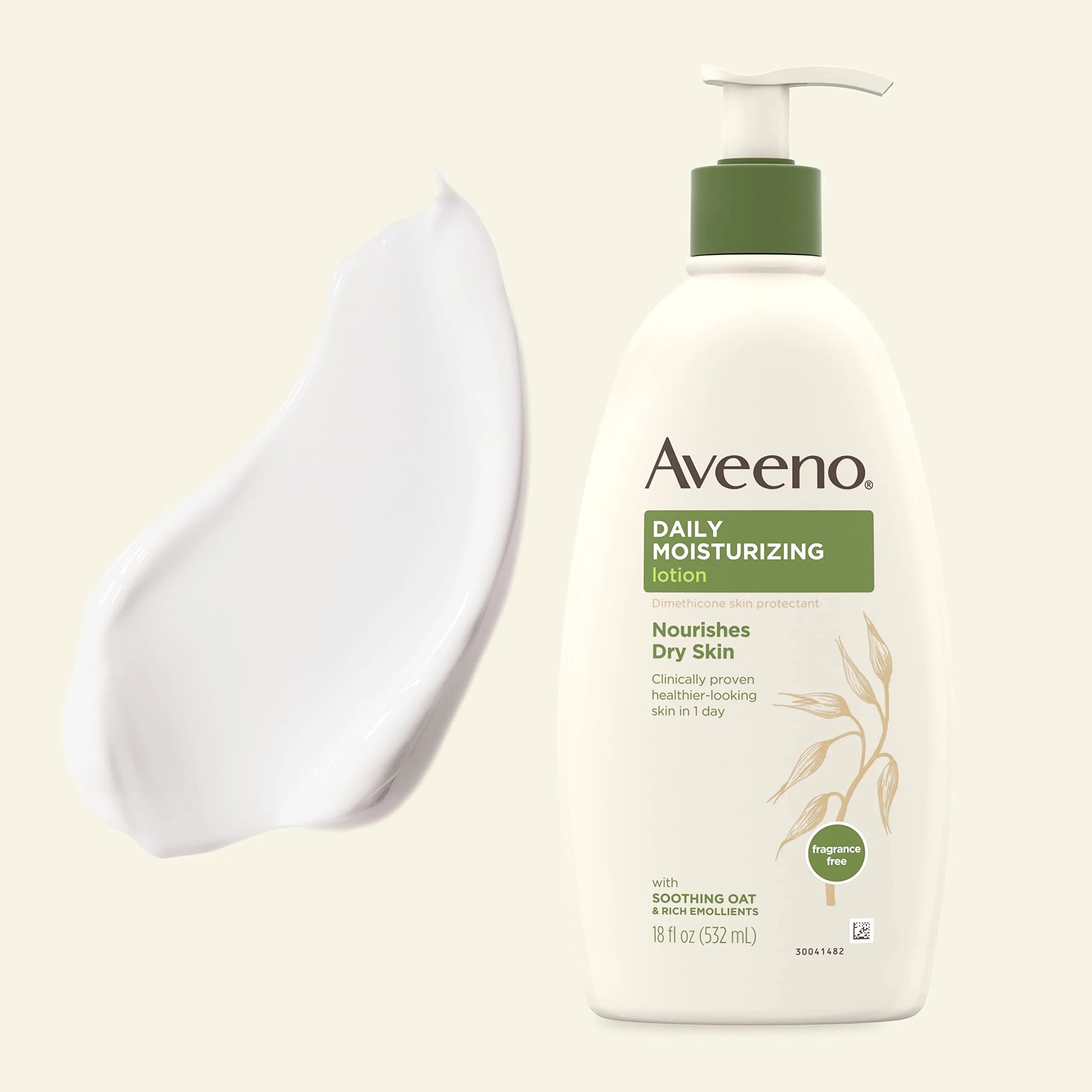Aveeno Daily Moisturizing Body Lotion with Soothing Oat 355ml (12 Fl Oz) | Dermatologist Recommended for Dry Skin - view 4