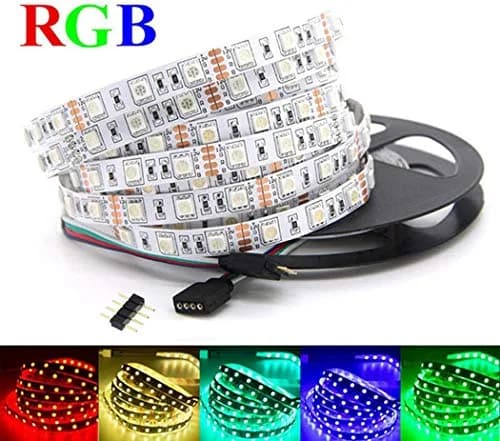 econoLED 12V RGB LED Strip Lights, 16.4ft/5m, Multi-Colors | Color Changing, Non-Waterproof thumbnail 5