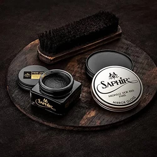 SAPHIR Pommadier Cream 75ml | Natural Leather Shoe Polish & Conditioner for Boots, Handbags - Cognac thumbnail 6