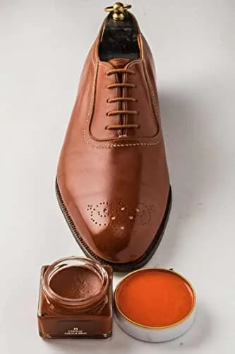 SAPHIR Pommadier Cream 75ml | Natural Leather Shoe Polish & Conditioner for Boots, Handbags - Cognac thumbnail 3