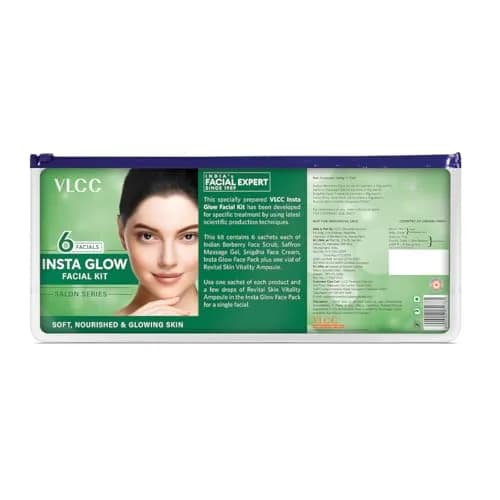 VLCC Salon Series Instaglow Facial Kit 240gm (6 Facials) | Instant Radiance for Special Occasions thumbnail 1