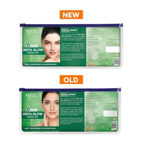 VLCC Salon Series Instaglow Facial Kit 240gm (6 Facials) | Instant Radiance for Special Occasions thumbnail 2