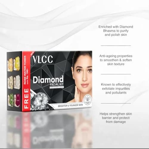 VLCC Diamond Polishing Facial Kit 180g (6.35 oz) | Professional Saloon Series thumbnail 4