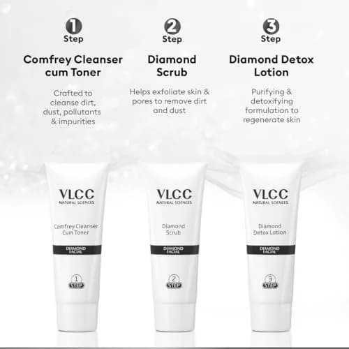 VLCC Diamond Polishing Facial Kit 180g (6.35 oz) | Professional Saloon Series thumbnail 5