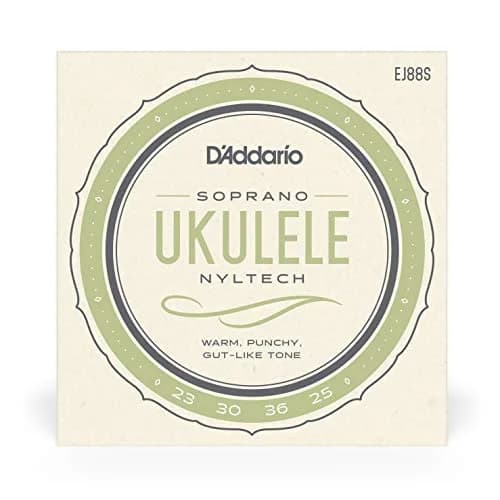 D'Addario Nyltech Soprano Ukulele Strings EJ88S (4-String Set) | Bright Tone & Tuning Stability thumbnail 2