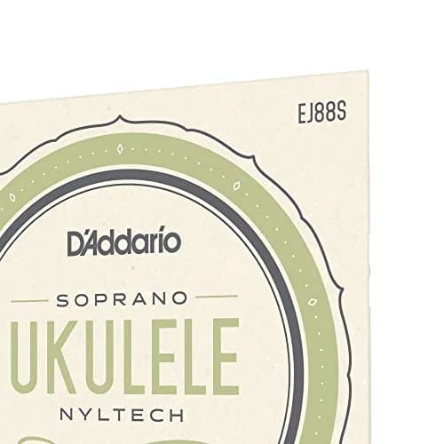 D'Addario Nyltech Soprano Ukulele Strings EJ88S (4-String Set) | Bright Tone & Tuning Stability thumbnail 4