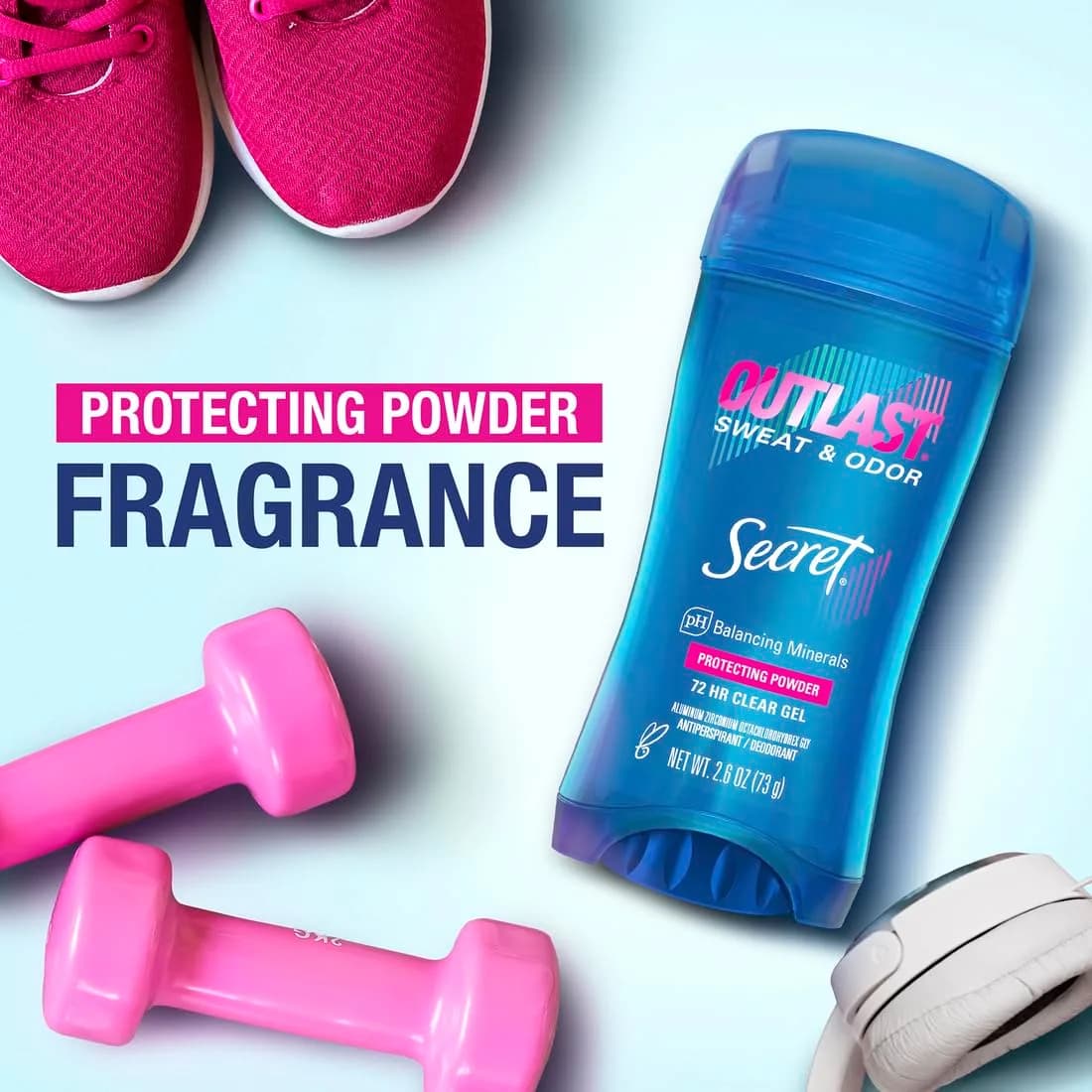 Secret Outlast Xtend Clear Gel Antiperspirant Deodorant 70ml (2.6 oz Pack of 2) | 48-Hour Odor Protection - view 5