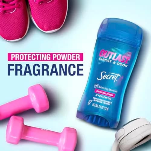 Secret Outlast Xtend Clear Gel Antiperspirant Deodorant 70ml (2.6 oz Pack of 2) | 48-Hour Odor Protection thumbnail 5