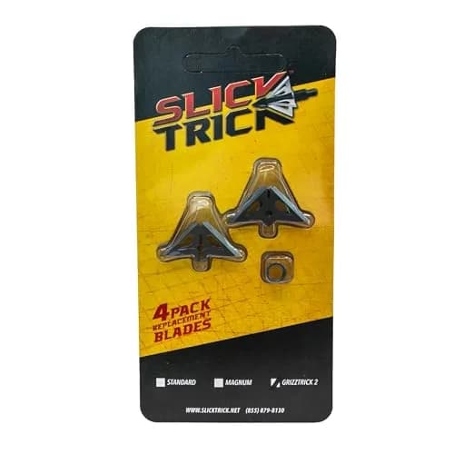 Slick Trick Broadhead 1-1/4 GT 2 Blades 100/125 Gr | German Stainless Steel, Precision Bow Hunting Blade thumbnail 1