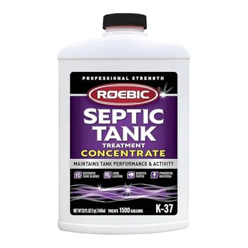 Roebic K-37-Q-C1500-4 Septic Tank Treatment 946ml (32 Fl Oz) | Prevents Clogs & Odors thumbnail 1
