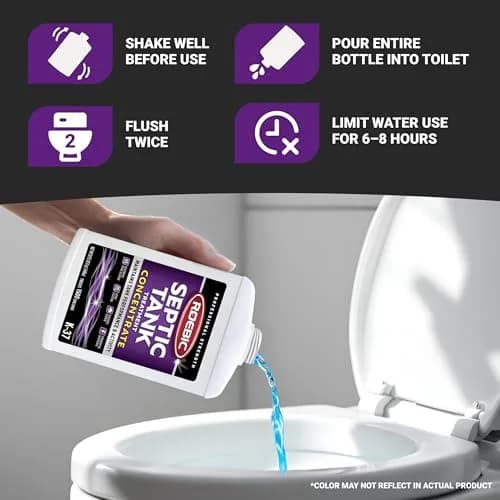 Roebic K-37-Q-C1500-4 Septic Tank Treatment 946ml (32 Fl Oz) | Prevents Clogs & Odors thumbnail 3