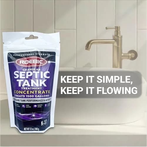 Roebic K-37-BAG Granular Septic Tank Treatment Concentrate 12 oz (340 g) | Digests Waste & Prevents Clogs thumbnail 5