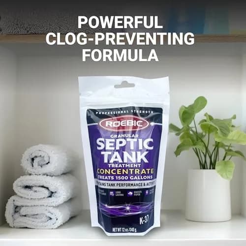 Roebic K-37-BAG Granular Septic Tank Treatment Concentrate 12 oz (340 g) | Digests Waste & Prevents Clogs thumbnail 6